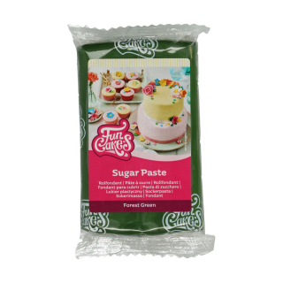 FunCakes fondant - Forest green 250g