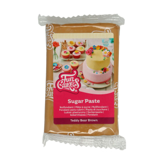 FunCakes fondant - Teddy Bear Brown 250g