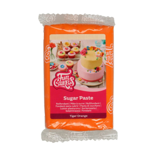 FunCakes fondant - Tiger Orange 250g